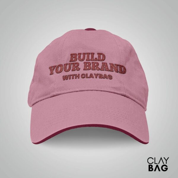 customized-cotton-cap-york-pink-claybag.com