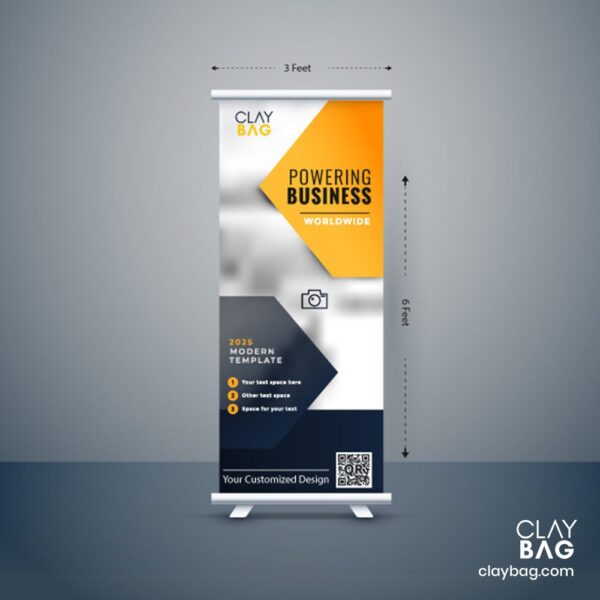 Roll Up Standee 3ft x 6ft_A-claybag.com