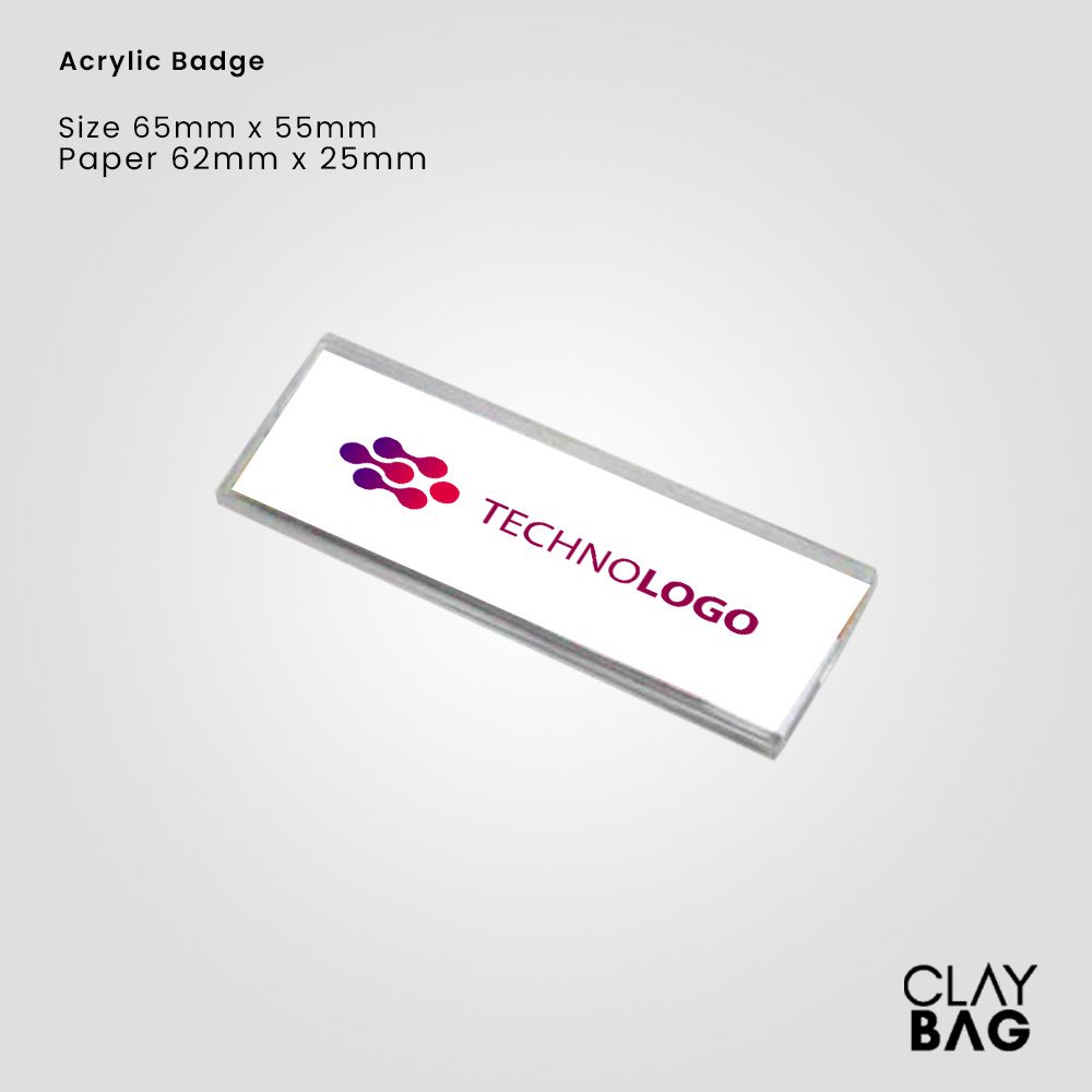 Acrylic Name Badge_01_claybag.com