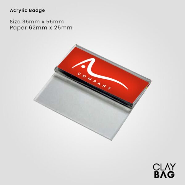 acrylic-name-badge-flap-claybag.com