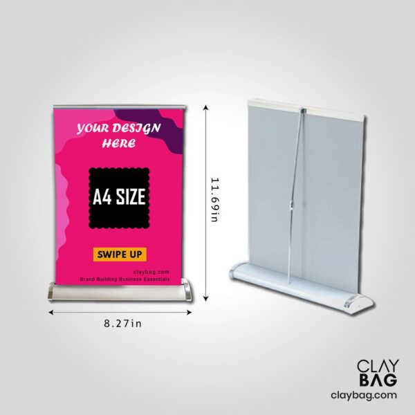 Tabletop Display Standee A4-claybag.com