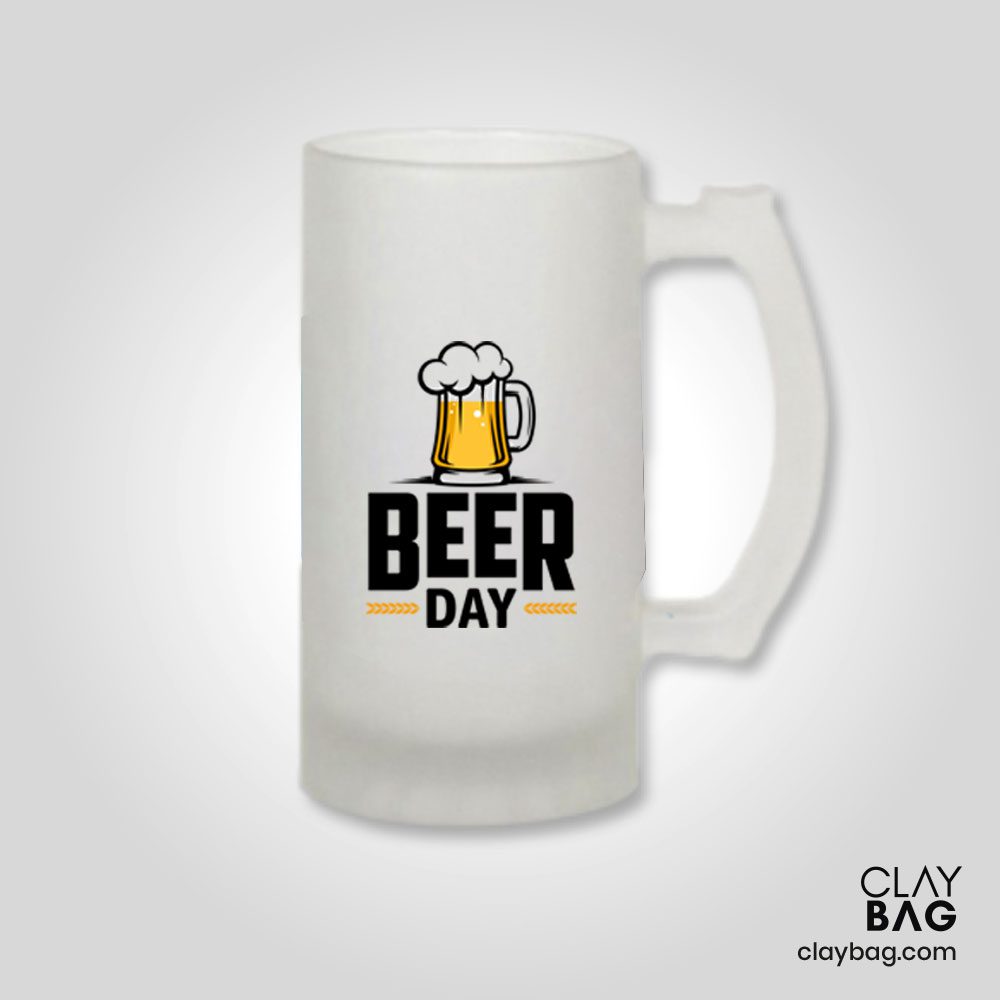 Customized Beer Mug - Frosted