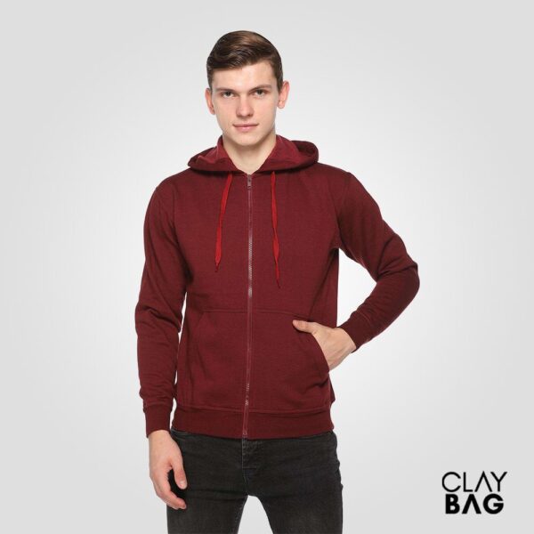 pikme-fullzip-hoodie-sweatshirt-Maroon-claybag.com