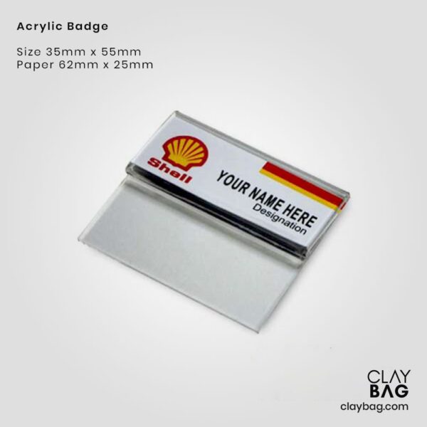 Acrylic-Name-Badge_Flap_claybag