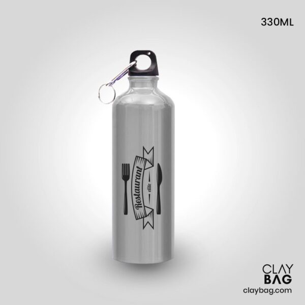 Steel grey_Glossy Sports Sipper Bottle_01_claybag.com