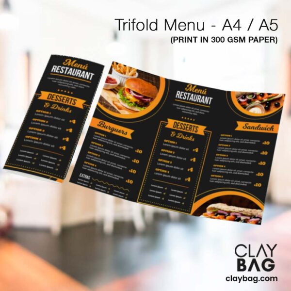 claybag_A4_trifold_menu