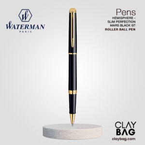 Hemisphere_EssentialSlim_Rollerball_Waterman_ClayBag1