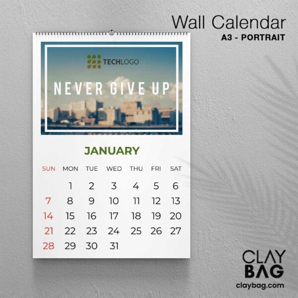 claybag_table_wall_calendar_A3_portrait